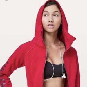 Lululemon RED Scuba Hoodie-20th Anniversary Ltd Edition-Size 10- RARE